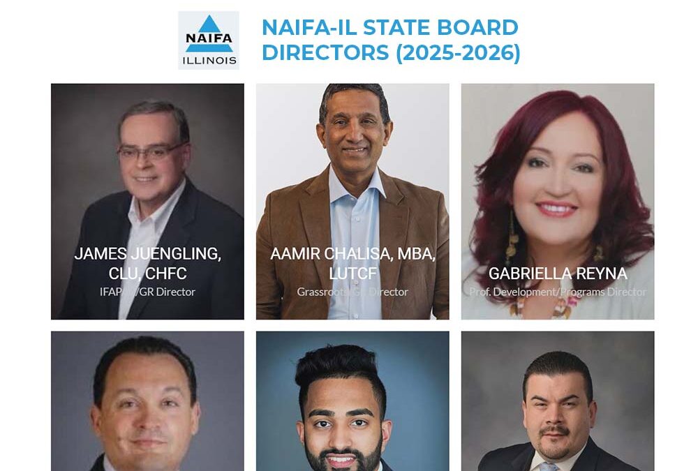 Aamir Chalisa joins NAIFA IL Board as Grassroots Director for 2025-2026