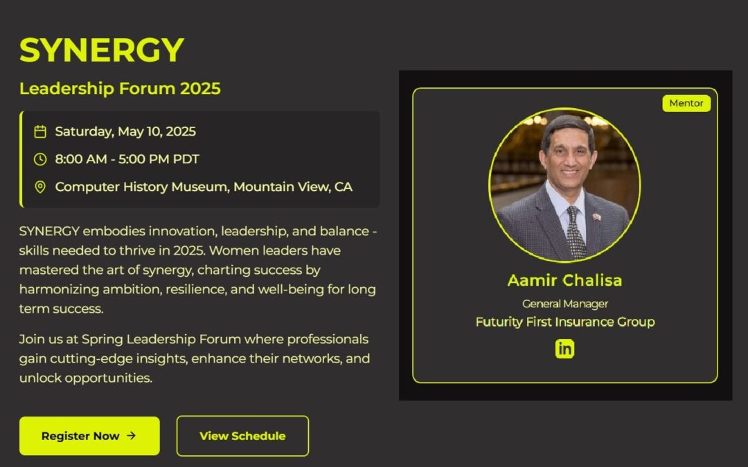 Aamir Is Mentoring at Synergy 2025 in California